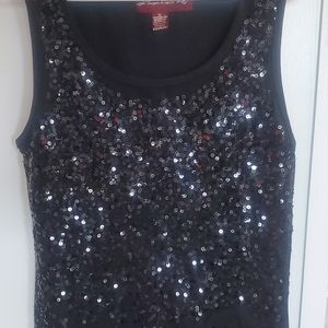 Sequin Tank Top